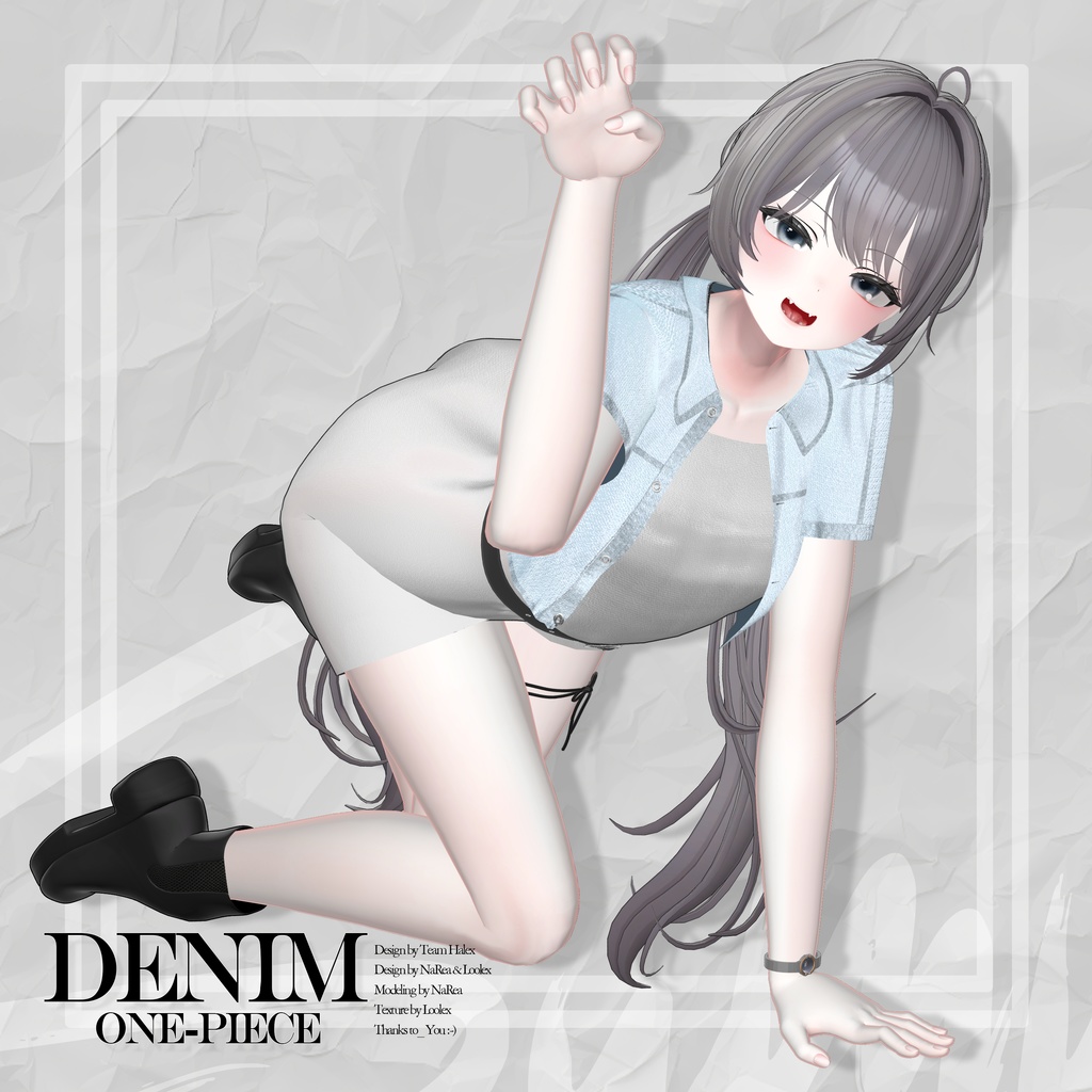🖤「4アバター対応」🖤 Denim & One-piece