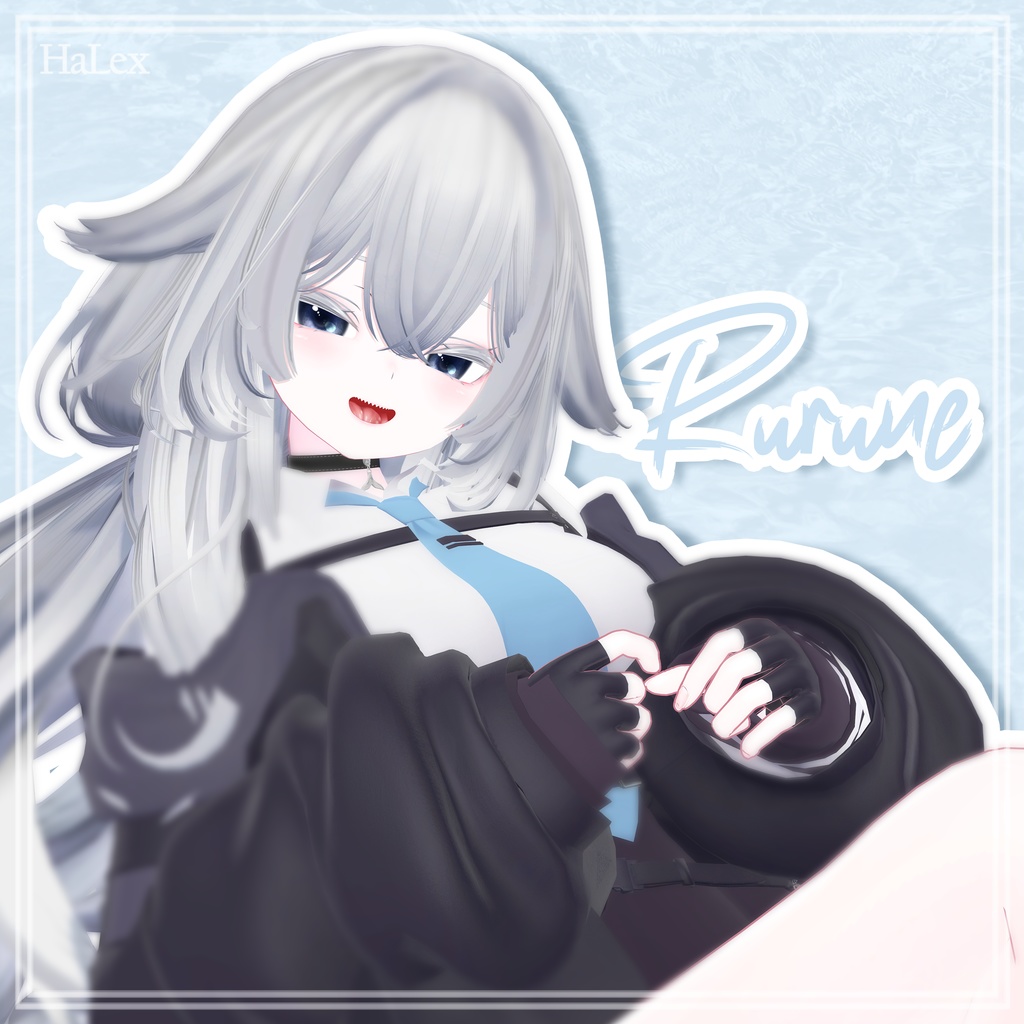 🦈「ルルネ専用」🦈 Rurune Texture FullPack (2 Eyes, 2 MakeUp, Body, Choker, Tongue)