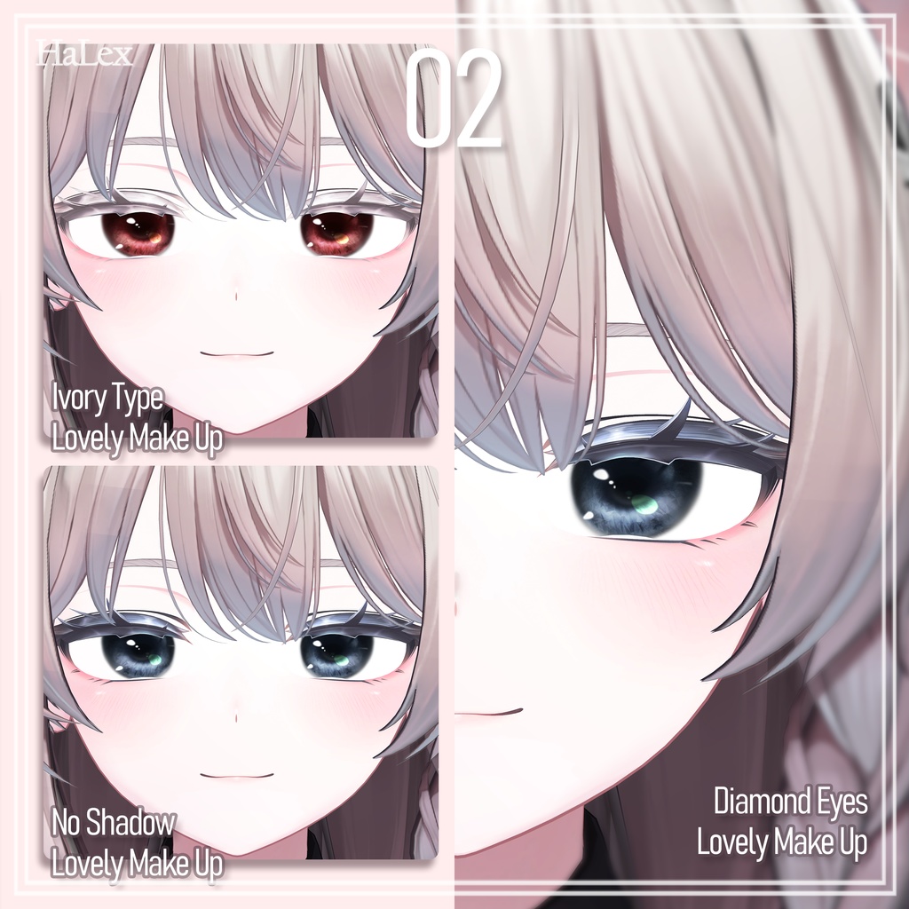 ๐ใใใชใฎๅฐ็จใ๐ Shinano Texture FullPack (2 Eyes, 2 MakeUp, Body, Leg Choker, Tongue, ACC)