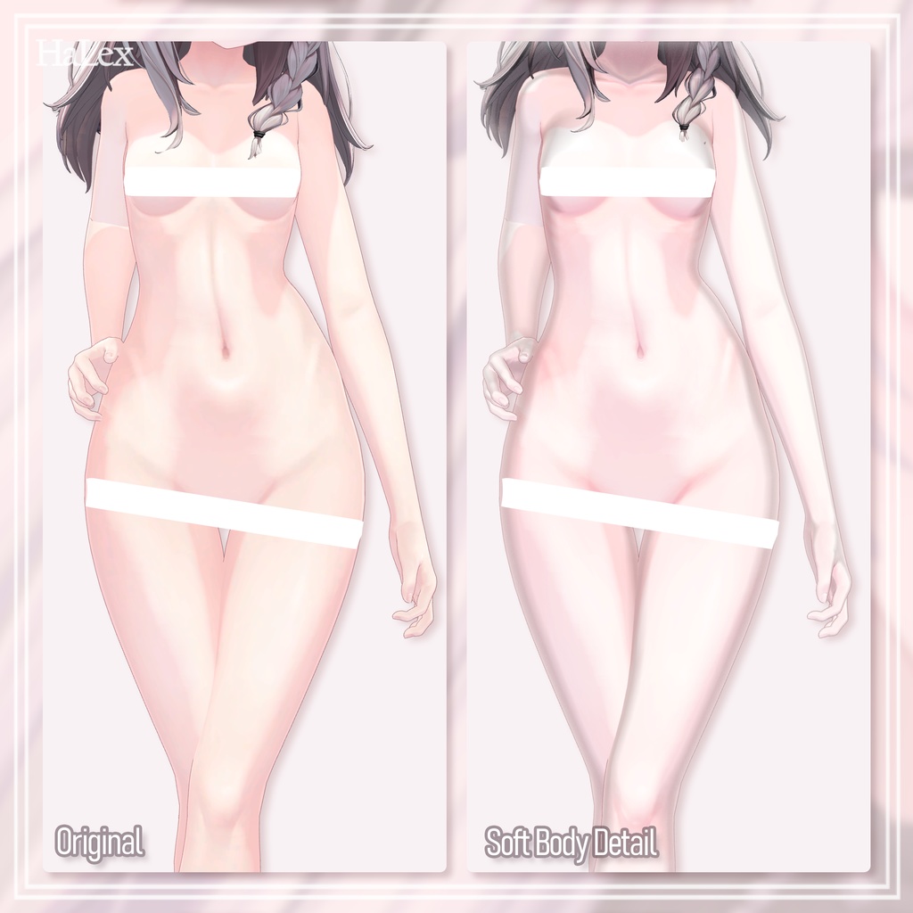 ๐ใใใชใฎๅฐ็จใ๐ Shinano Texture FullPack (2 Eyes, 2 MakeUp, Body, Leg Choker, Tongue, ACC)