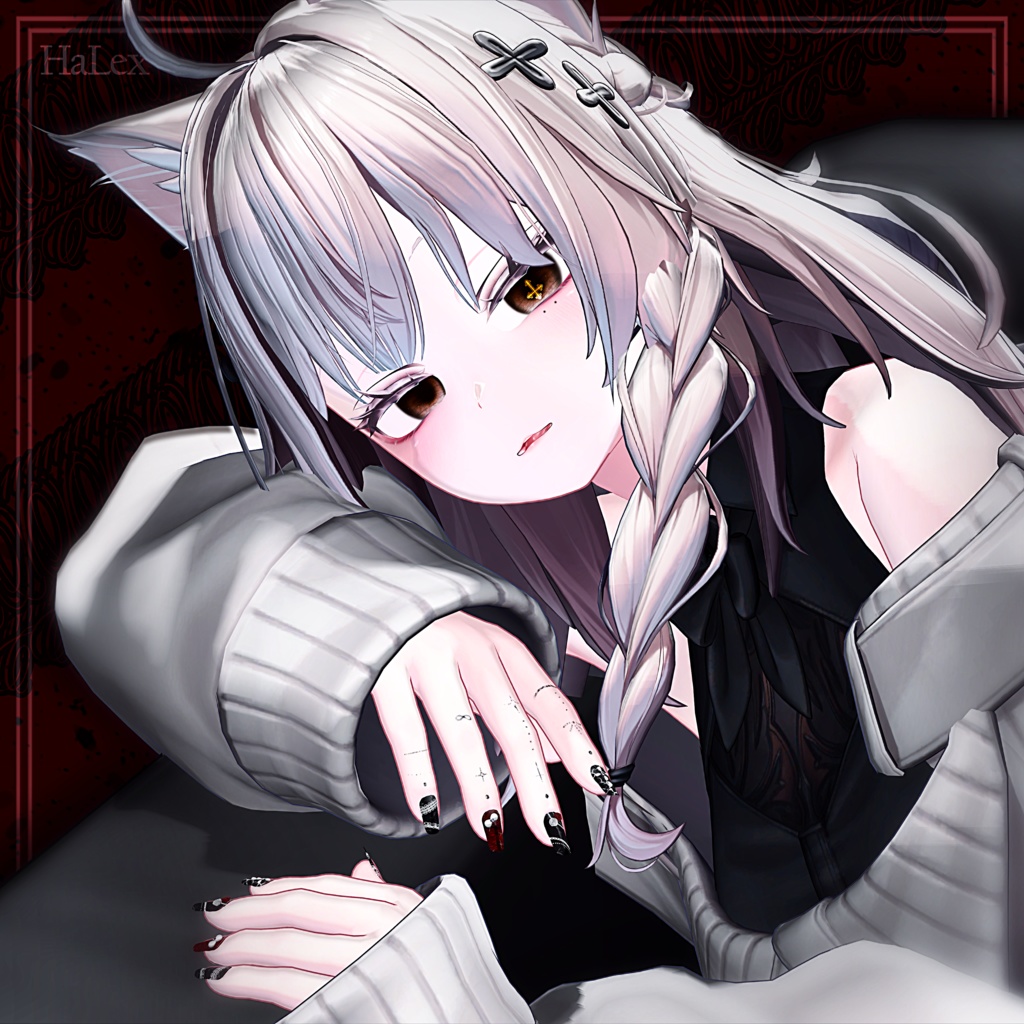 【SALE】 🖤「しなの専用」🖤 Shinano Darkness Texture FullPack (Eyes, MakeUp, Body, Tongue, Nail, Tattoo)