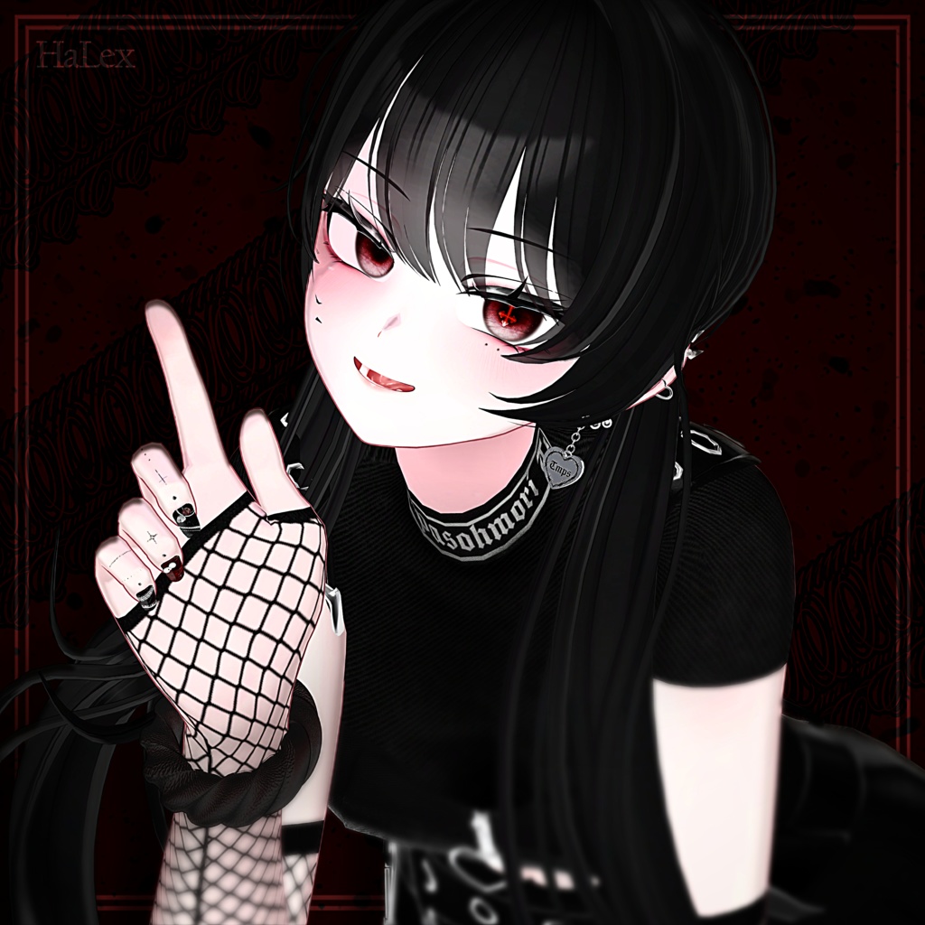 【SALE】 🖤「しなの専用」🖤 Shinano Darkness Texture FullPack (Eyes, MakeUp, Body, Tongue, Nail, Tattoo)