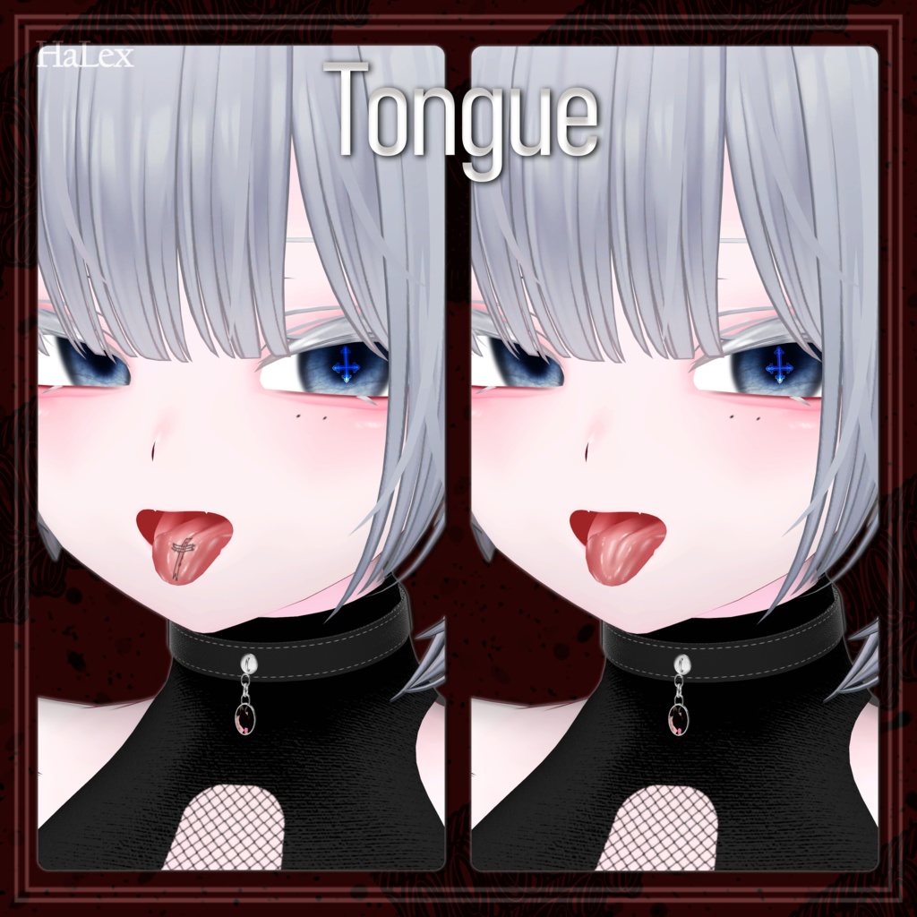 🖤「ルルネ専用」🖤 Rurune Darkness Texture FullPack (Eyes, MakeUp, Body, Tongue, Nail, Tattoo)
