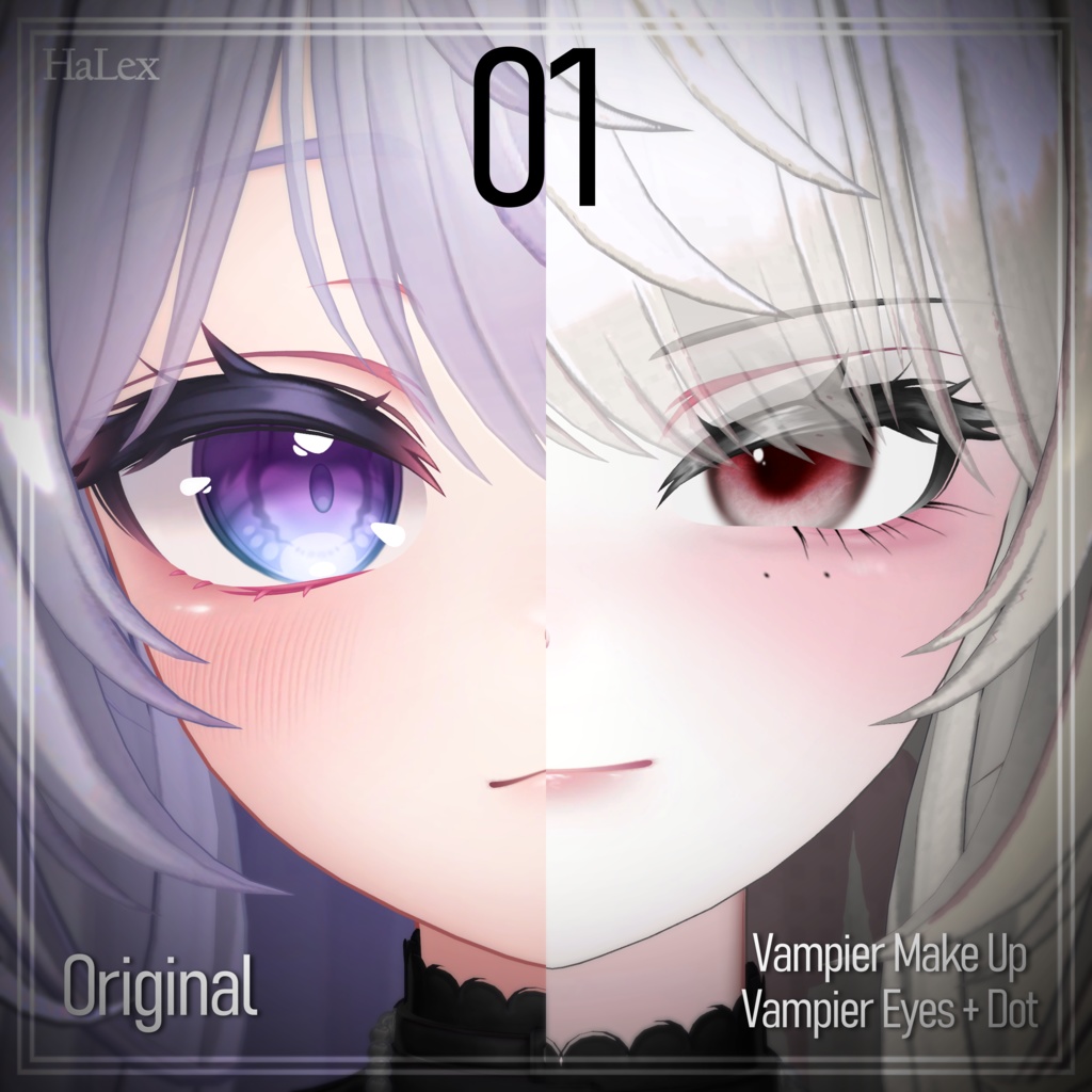 ๐ฆใๆ่ๅฐ็จใ๐ฆ Airi Vampire Texture FullPack (Nail, Tiara, Eyes, MakeUp, Body, Tongue)
