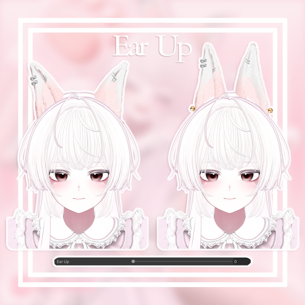 🦊「10アバター対応」🦊 Fox Tail, Ear, Hand