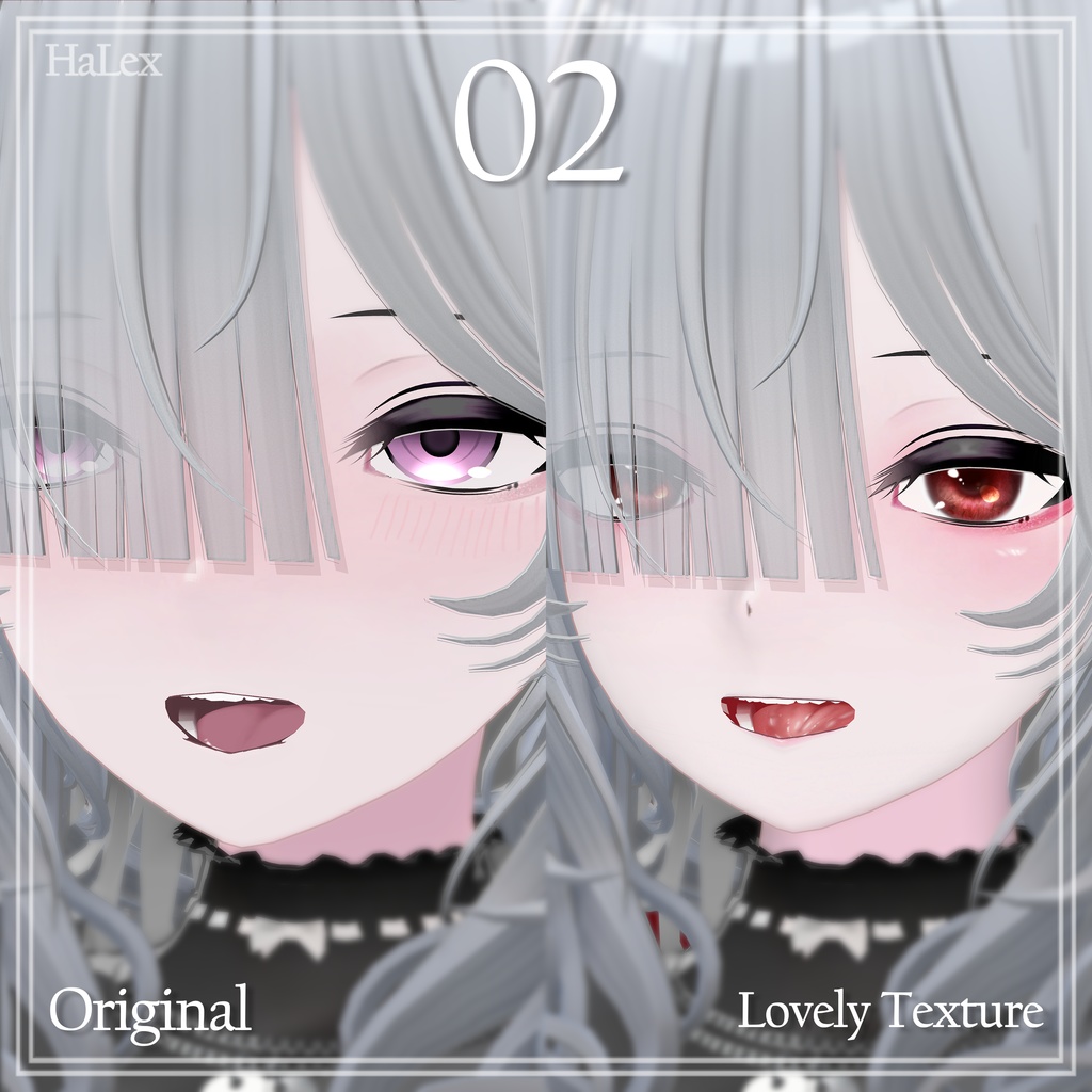 ❤️「Iberis専用」🖤 Iberis Texture FullPack (Eyes, MakeUp, Body, Earring, Tongue)