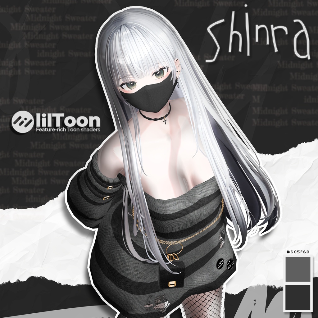 ćSALEć šć8ć¢ććæć¼åƾåæćš¤ Midnight Sweater