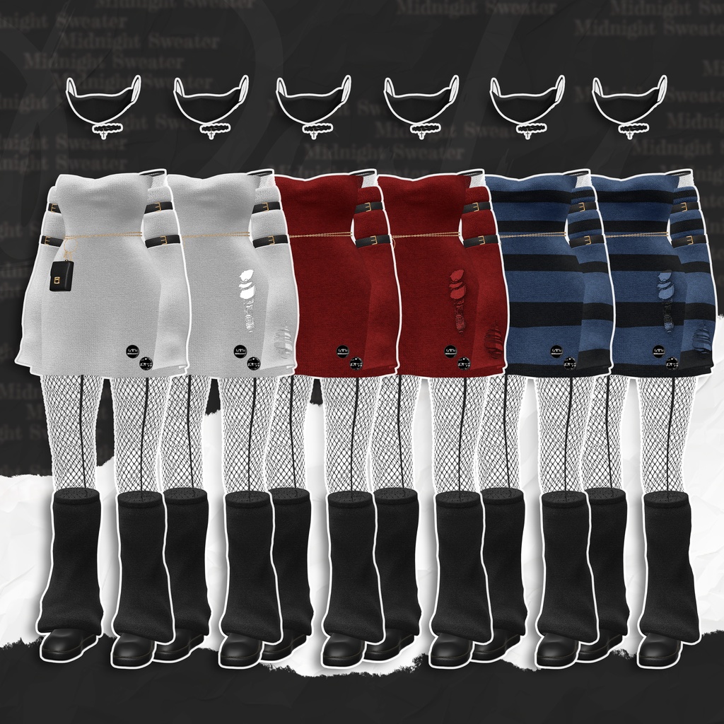 ćSALEć šć8ć¢ććæć¼åƾåæćš¤ Midnight Sweater