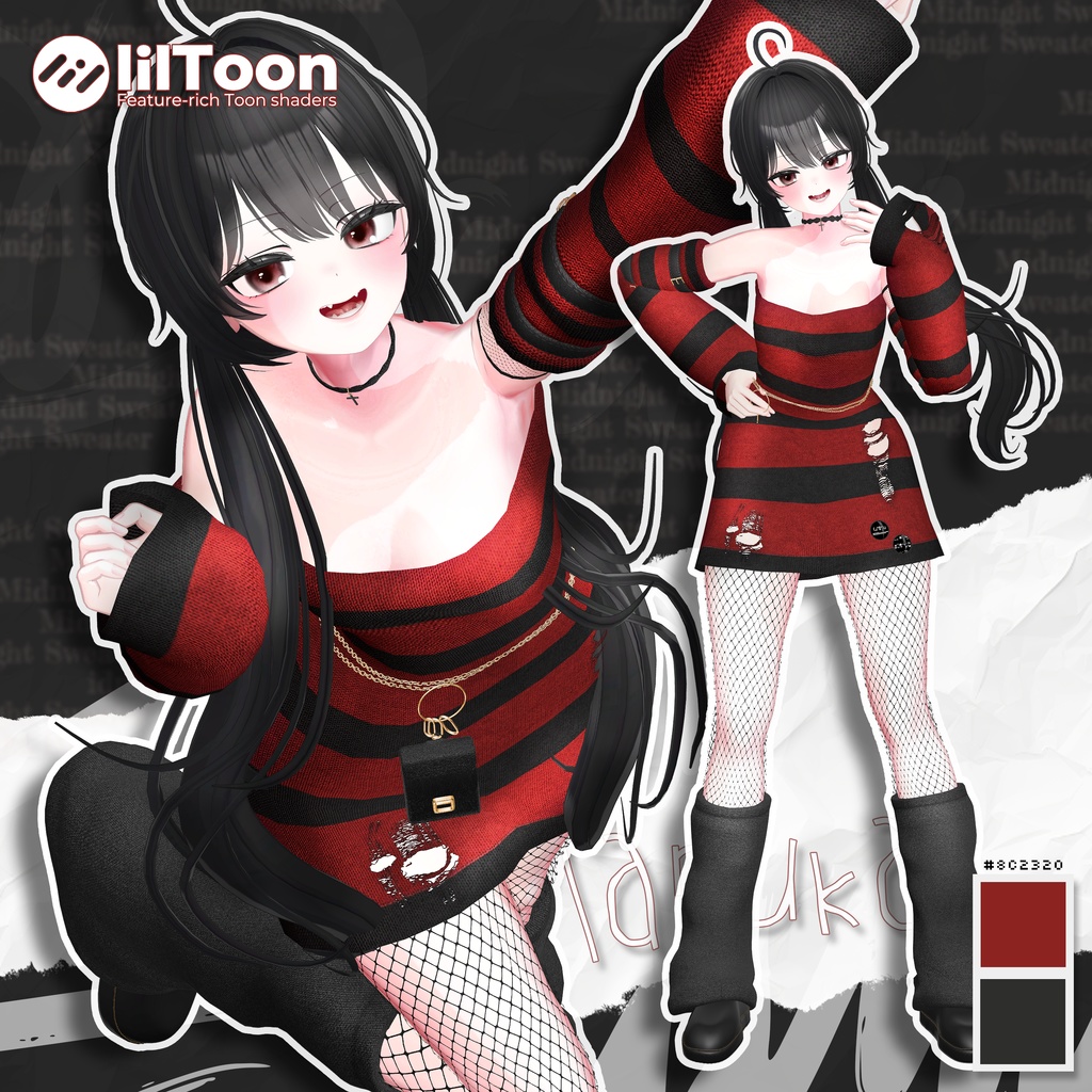 ćSALEć šć8ć¢ććæć¼åƾåæćš¤ Midnight Sweater