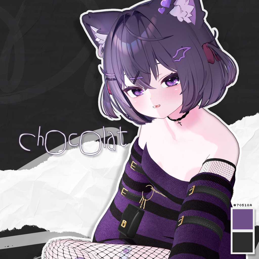 【Update 1.01】【SALE】 💜「ショコラ専用」💜 Chocolat Textures FullPack (Eyes, MakeUp, Body, Ring, Tattoo, Tongue)