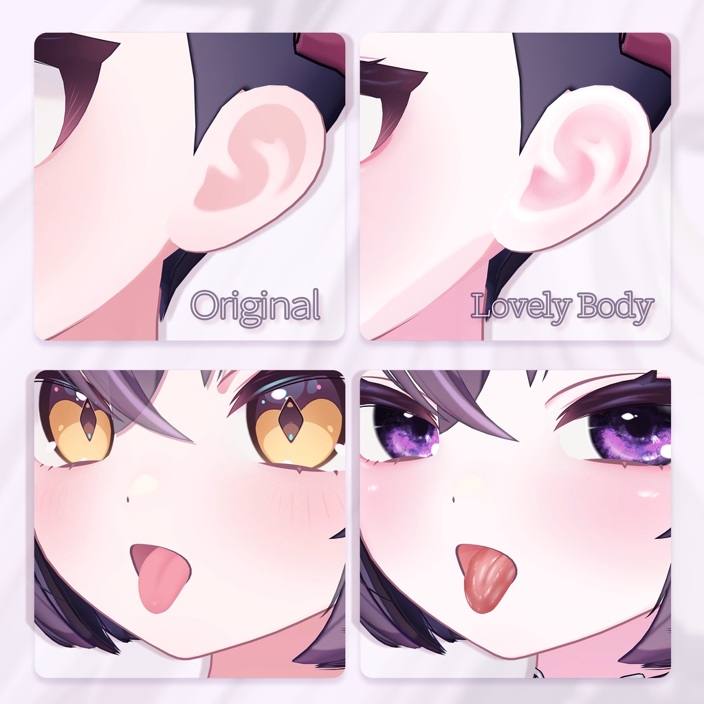 【Update 1.01】【SALE】 💜「ショコラ専用」💜 Chocolat Textures FullPack (Eyes, MakeUp, Body, Ring, Tattoo, Tongue)