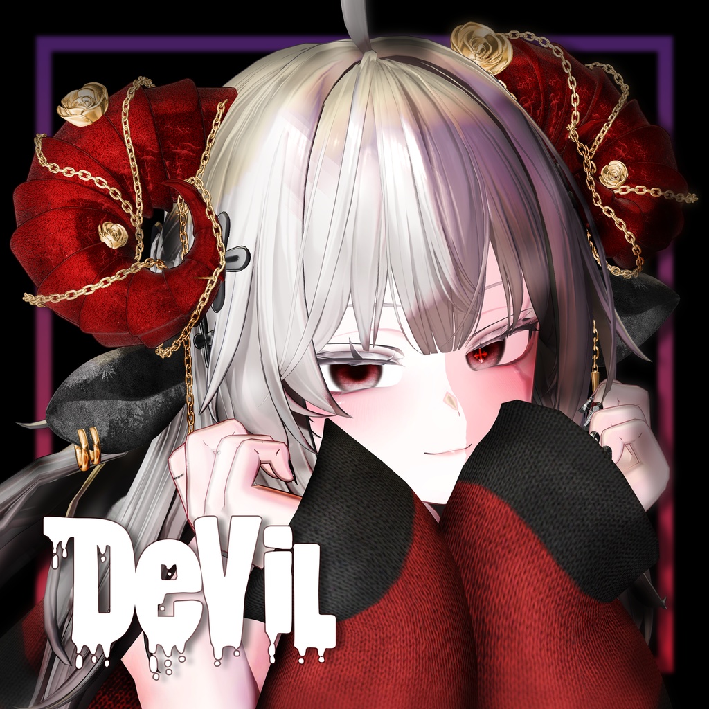 🖤「13アバター対応」🖤 4 Devil Horn, Sheep Ear, Tail