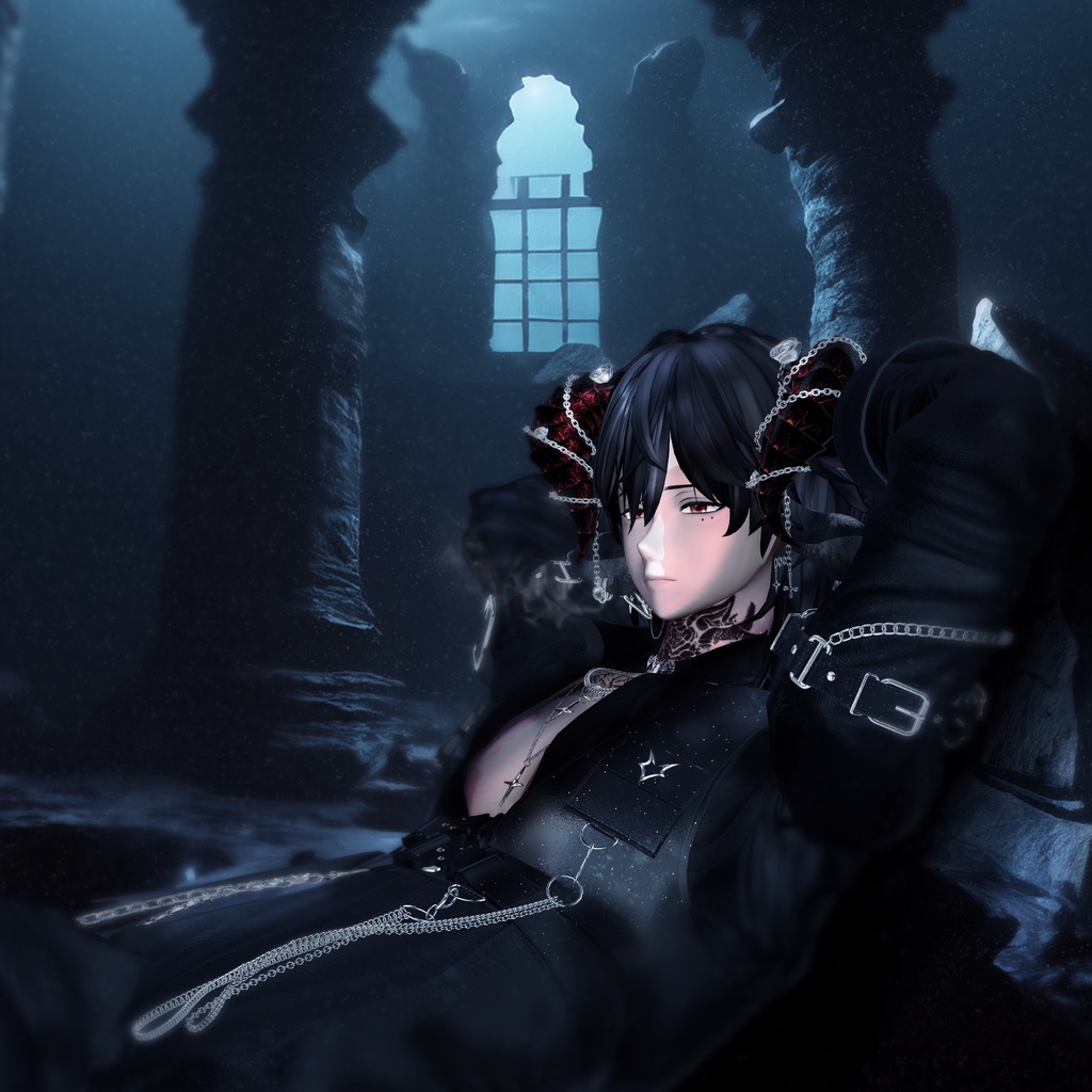 🖤「13アバター対応」🖤 4 Devil Horn, Sheep Ear, Tail