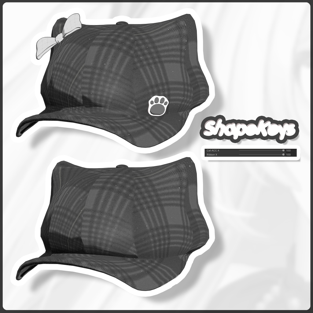 【SALE】 🐈「8アバター対応」🐾 Warm Kitty FullPack (Cap, Beanie, Cat Ear, Cat tail, Warmers)