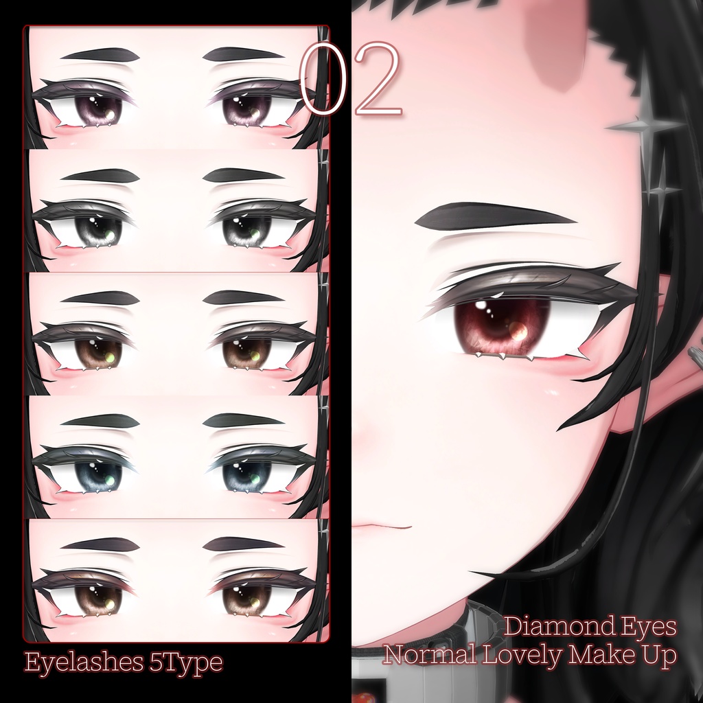 【SALE】🖤「ウルキ専用」🖤 Uruki Textures FullPack (2 Eyes, MakeUp, Body, Tongue, ACC, Tattoo)