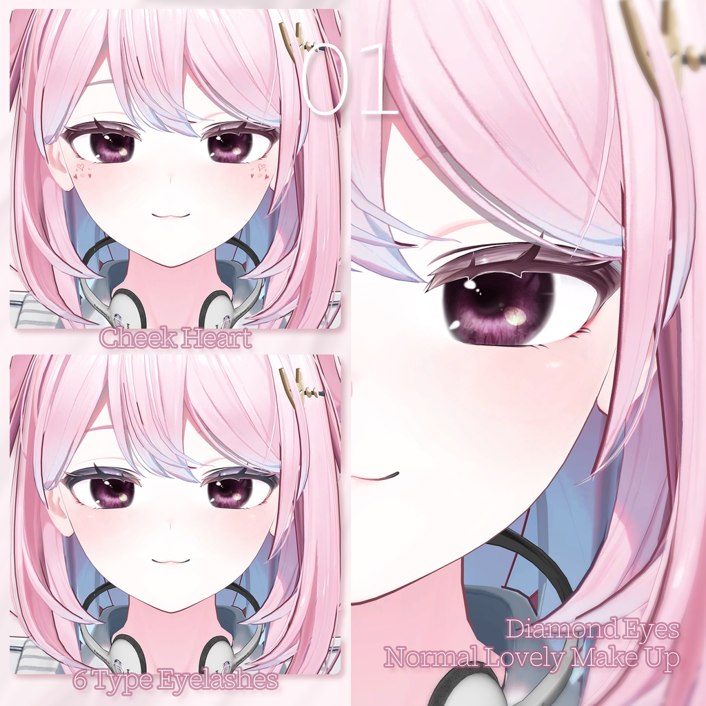 ðãããããå°çšãð YUGIRI Textures FullPack (2 Eyes, MakeUp, Body, Tongue, Headset, ACC)