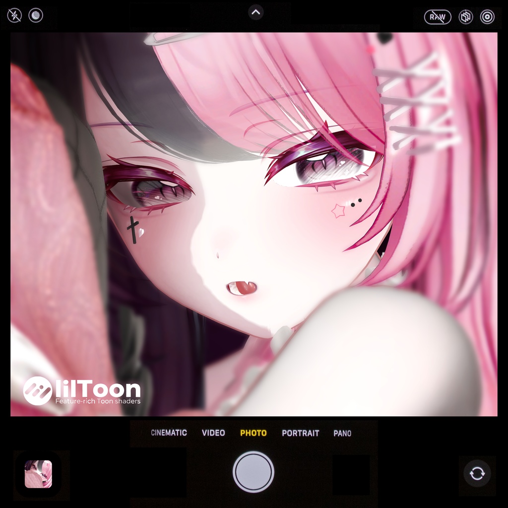 【SALE】 🖤「愛莉専用」📸 Airi Jirai Textures FullPack (Eyes, MakeUp, Body, Tongue, Piercing, ACC, Mask, HairPin)