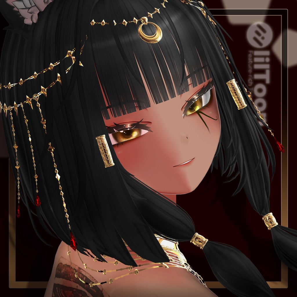 【SALE】 🖤「キシャ専用」❤️ Kisha Textures FullPack (Eyes, MakeUp, Body, Tongue, Halo, Tattoo)