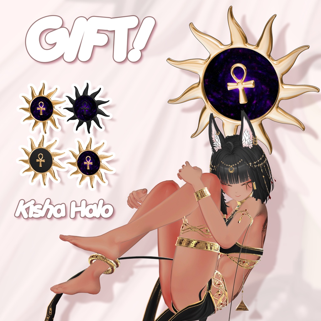 【SALE】 🖤「キシャ専用」❤️ Kisha Textures FullPack (Eyes, MakeUp, Body, Tongue, Halo, Tattoo)