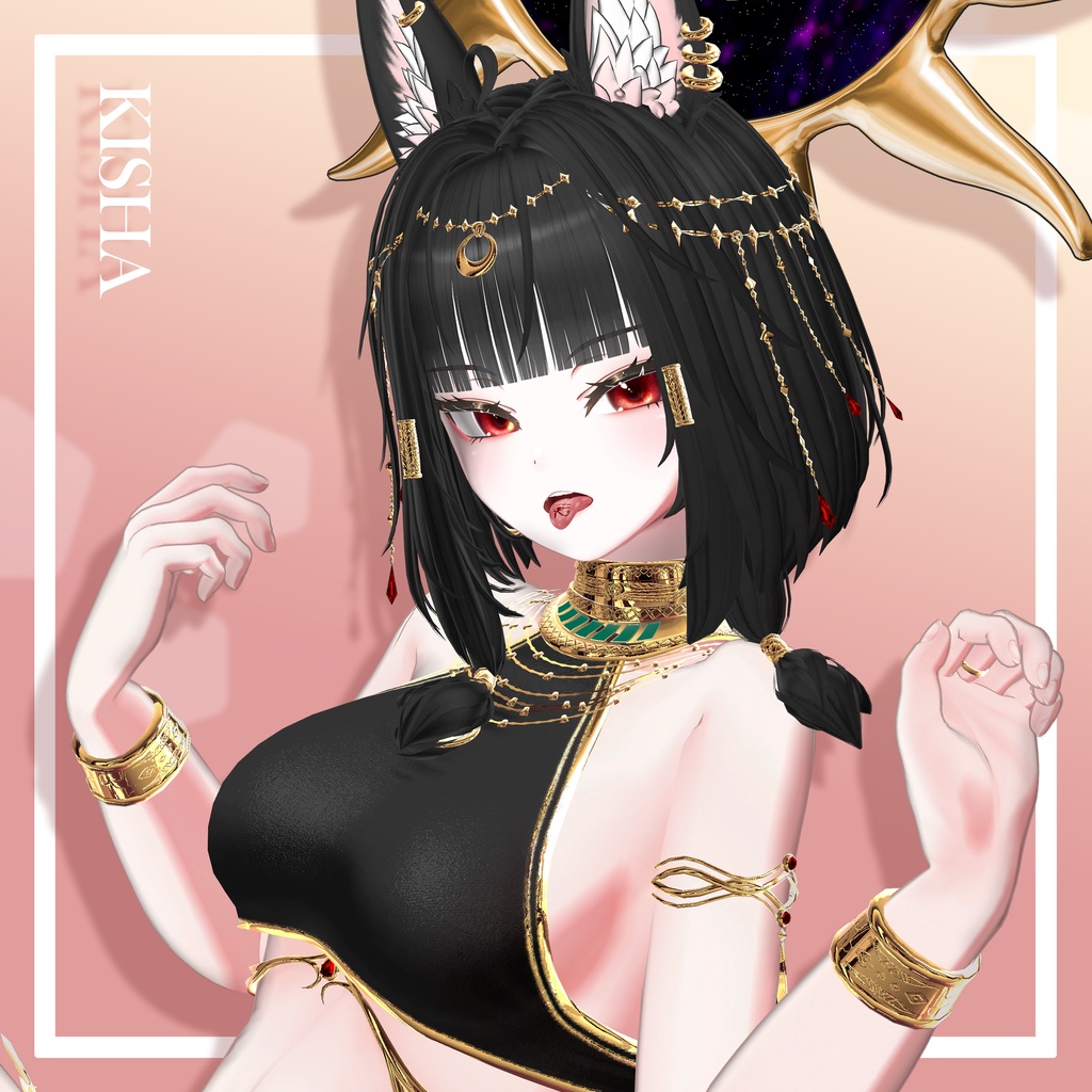 【SALE】 🖤「キシャ専用」❤️ Kisha Textures FullPack (Eyes, MakeUp, Body, Tongue, Halo, Tattoo)