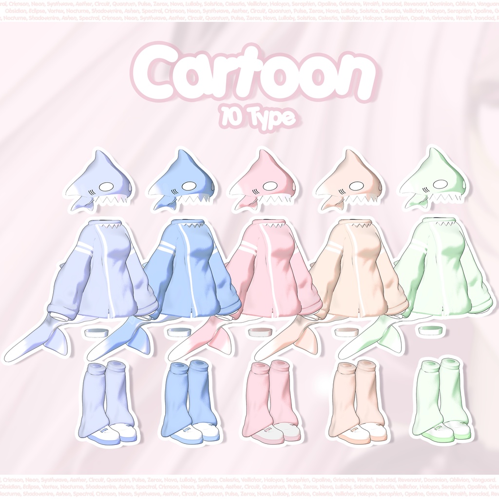 【Update 1.03】 ☁️Dozy Fin Shark☁️ 「12アバター対応」