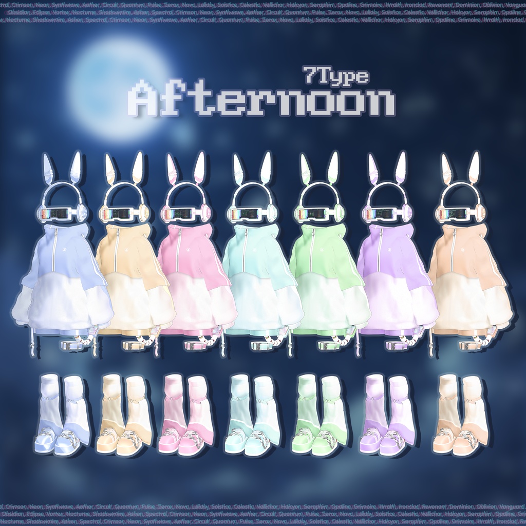 【Renewal Update】【SALE】 🌕 BUN-E.04.exe 🐇「12アバター対応」