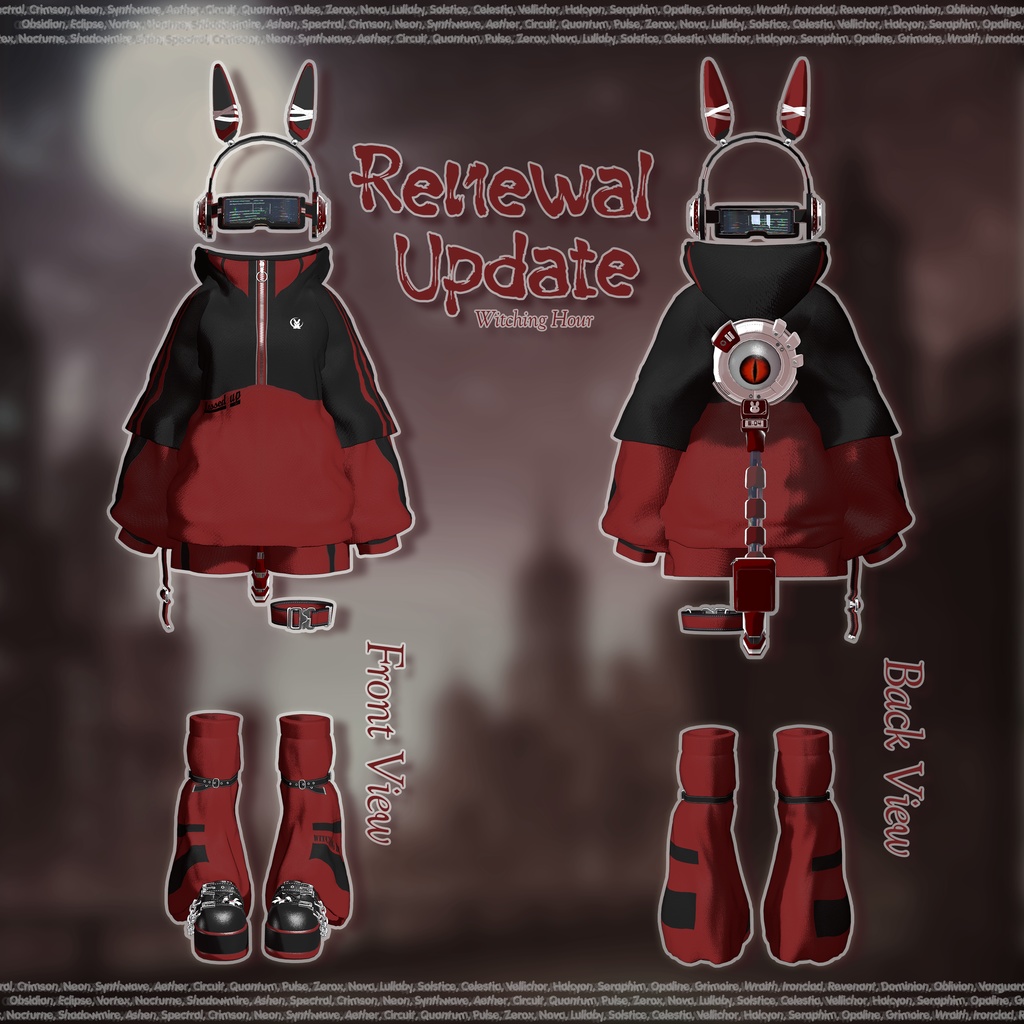 【Renewal Update】【SALE】 🌕 BUN-E.04.exe 🐇「12アバター対応」