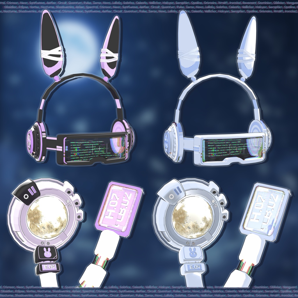 【Renewal Update】【SALE】 🌕 BUN-E.04.exe 🐇「12アバター対応」