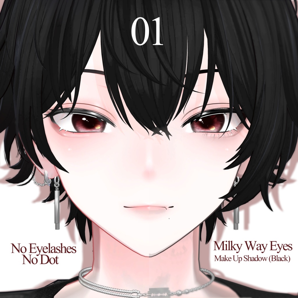 【SALE】🖤「彼方専用」🦴 Kanata Textures FullPack (2 Eyes, MakeUp, Body, ACC, Tongue, Tattoo)