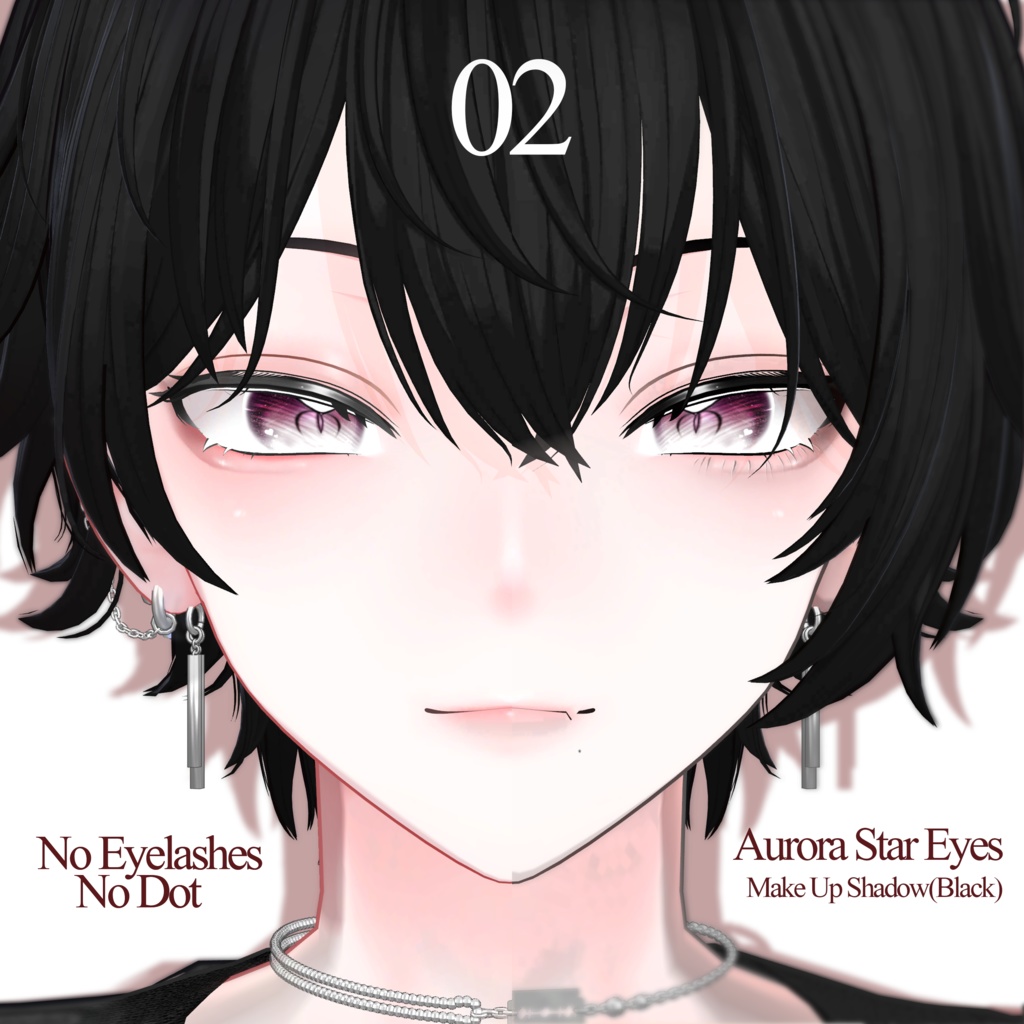 【SALE】🖤「彼方専用」🦴 Kanata Textures FullPack (2 Eyes, MakeUp, Body, ACC, Tongue, Tattoo)