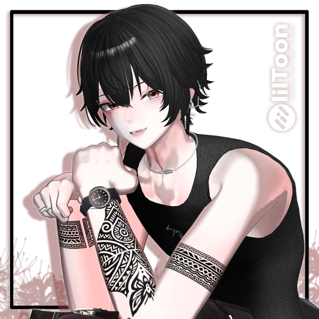 【SALE】🖤「彼方専用」🦴 Kanata Textures FullPack (2 Eyes, MakeUp, Body, ACC, Tongue, Tattoo)