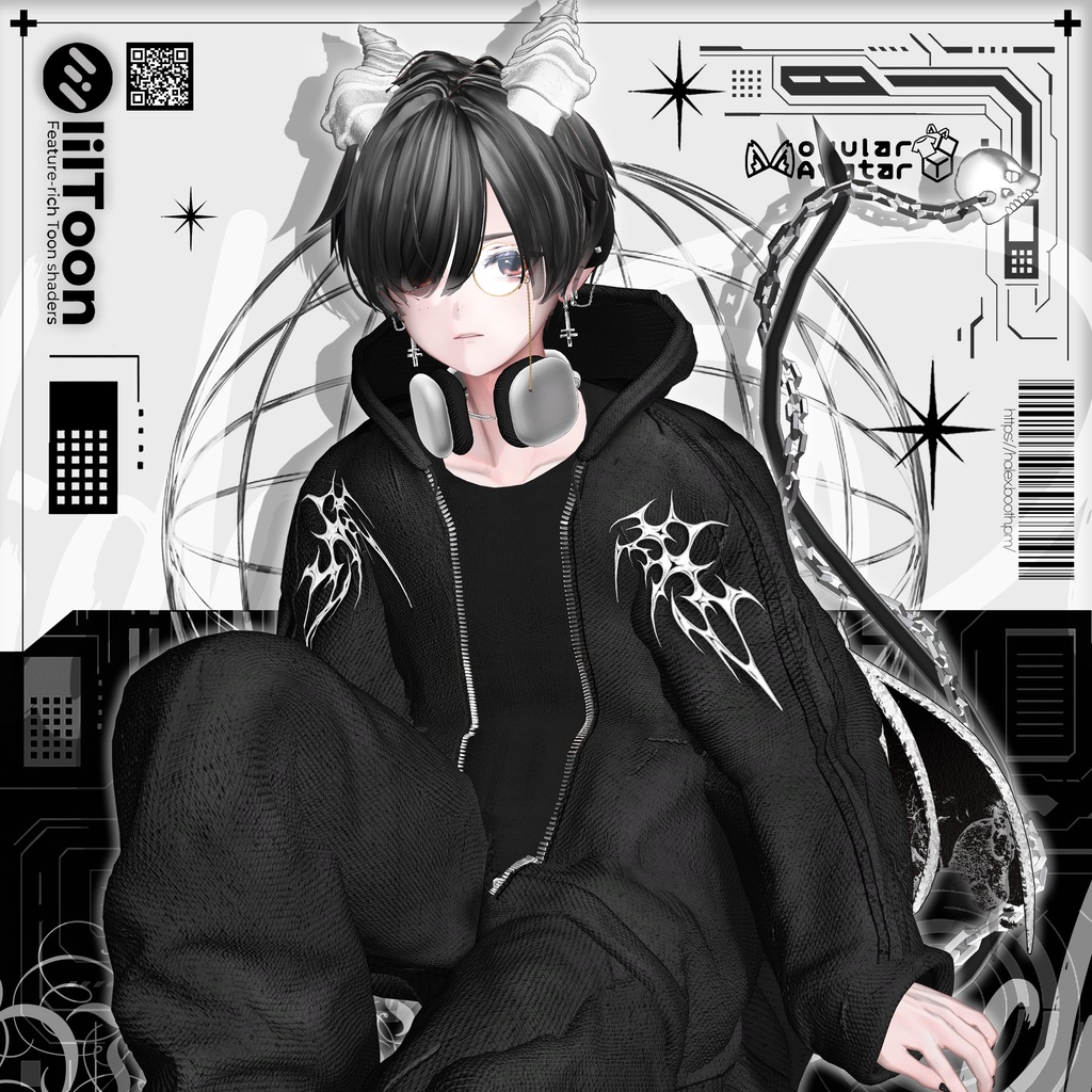 【Update 1.03】【SALE】 😈 Holiday Devil 🖤 「8アバター対応」