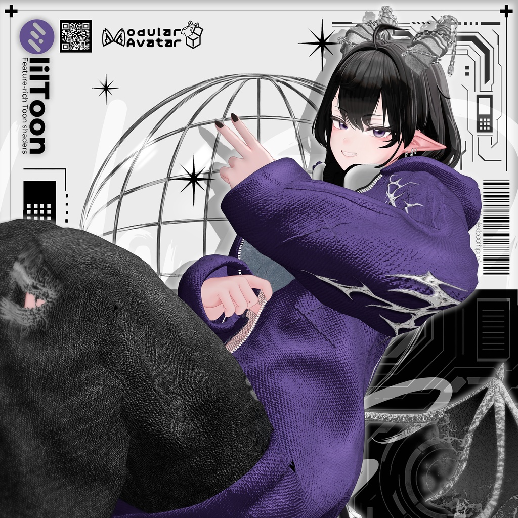 【SALE】 😈 Holiday Devil 🖤 Eclipse「10アバター対応」