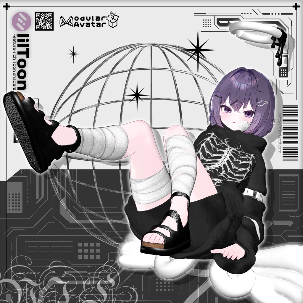 【SALE】 🖤ERROR SERAPH🖤 「12アバター対応」