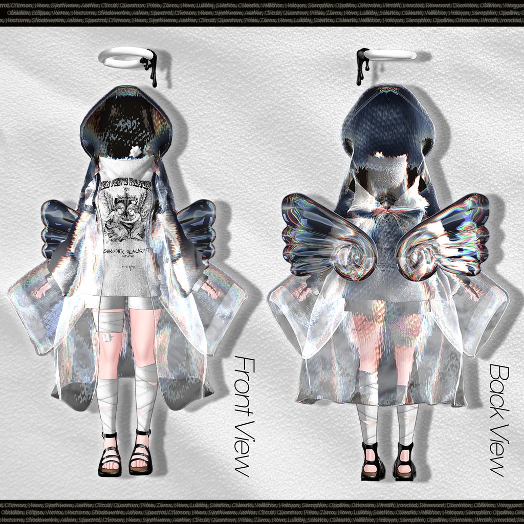 【SALE】 🖤ERROR SERAPH🖤 「12アバター対応」