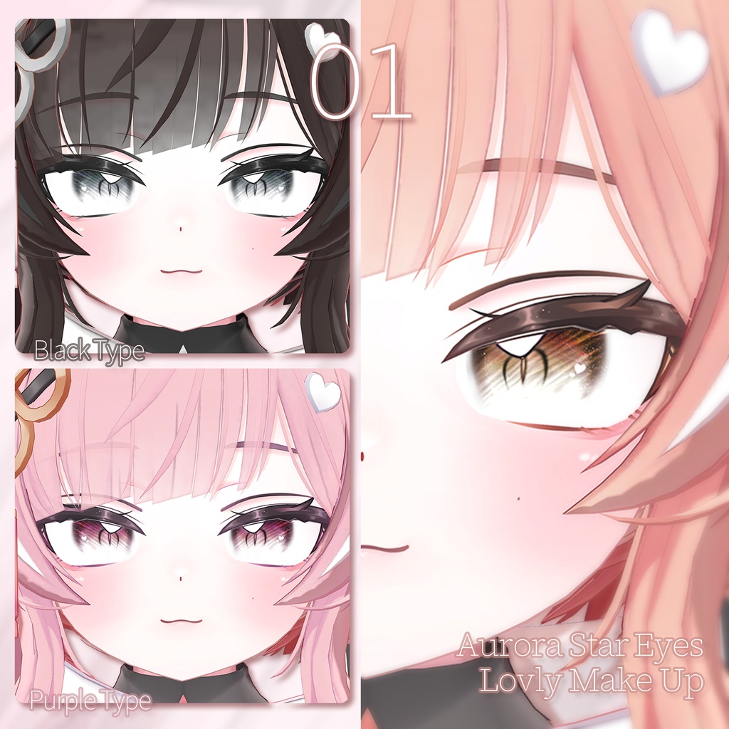 【SALE】🤍「イチゴ専用」💗 Ichigo Textures FullPack (2 Eyes, MakeUp, Body, ACC, Tongue, Materials, Tattoo, Glass)