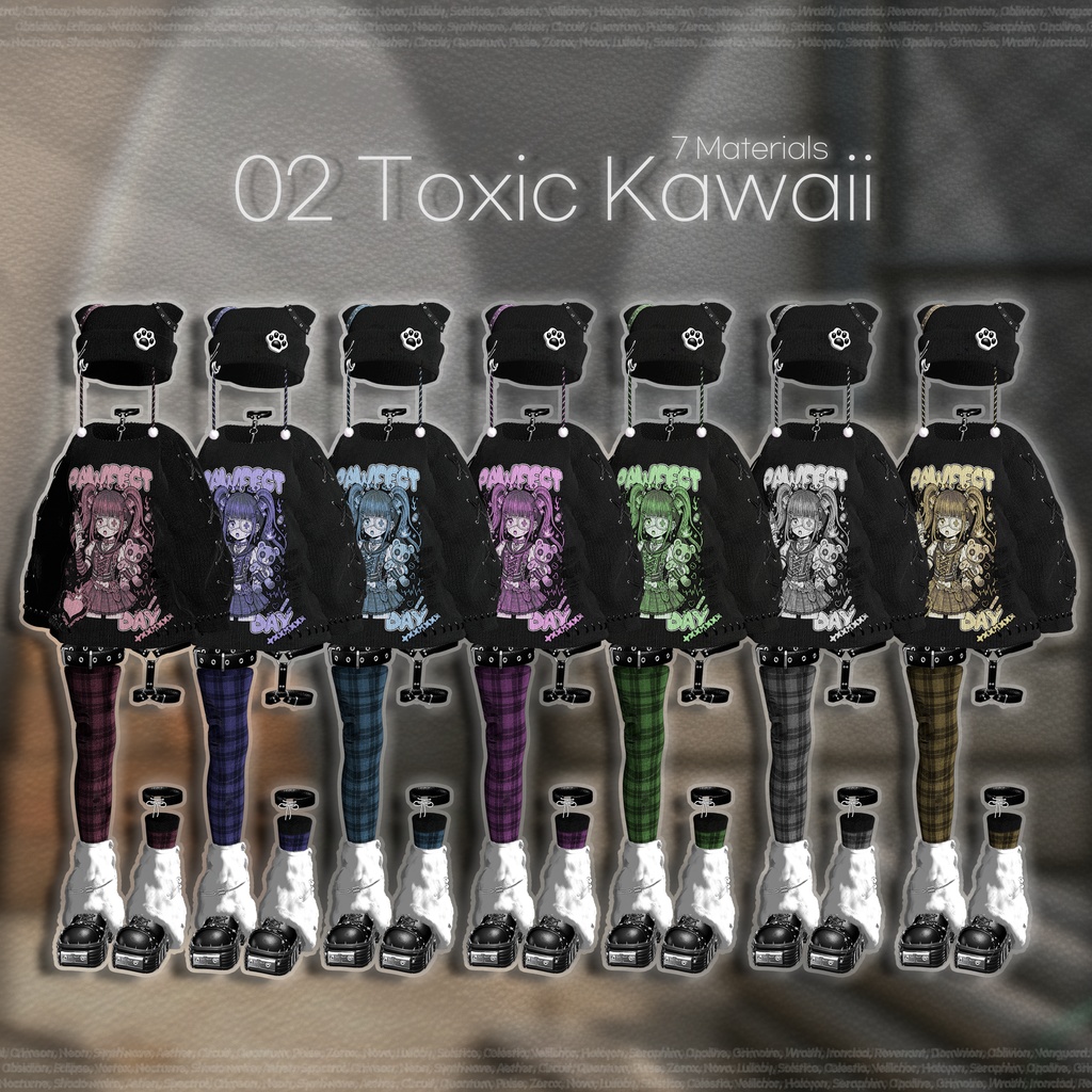 【SALE】 🐾 Pawfect✦Day 🖤「16アバター対応」