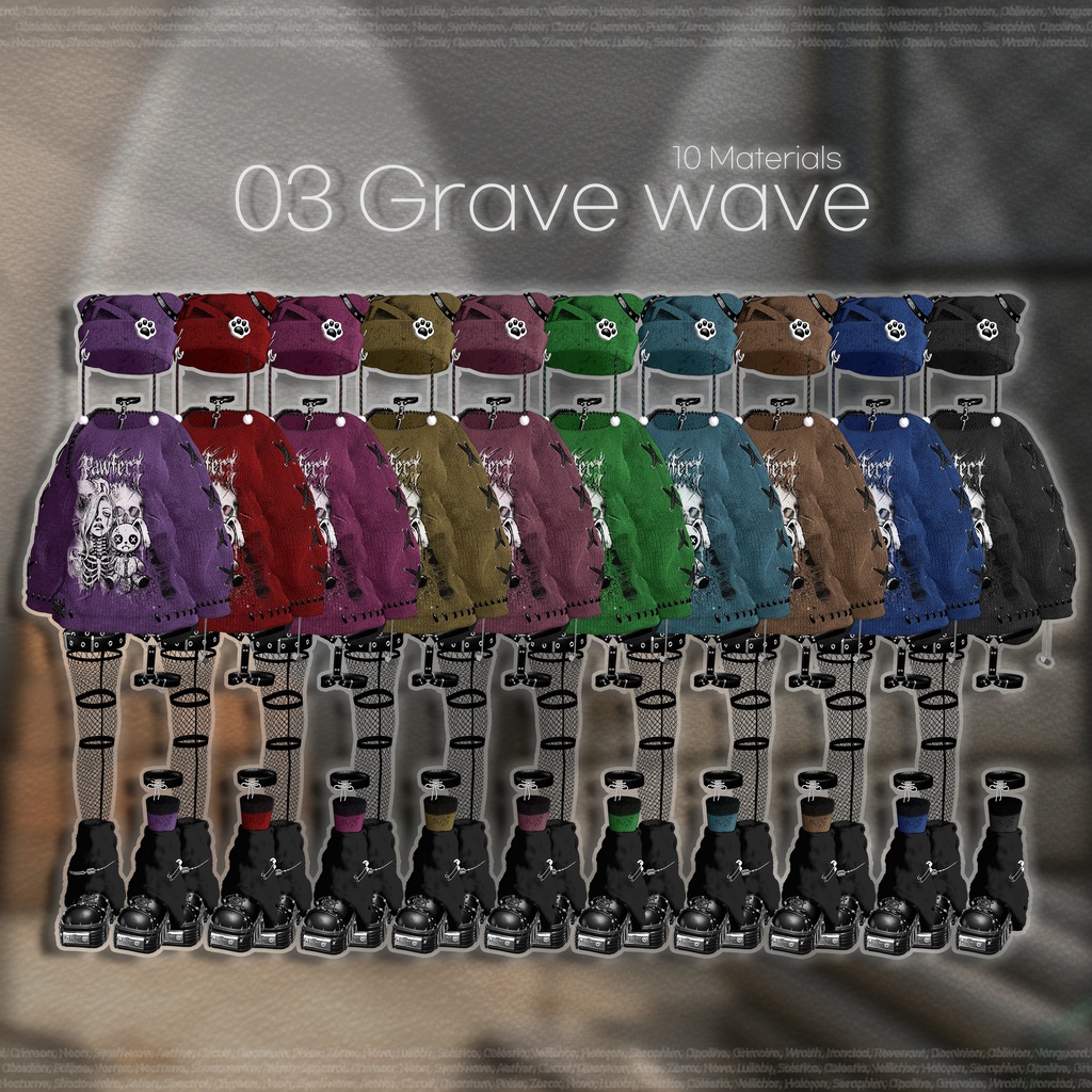 【SALE】 🐾 Pawfect✦Day 🖤「16アバター対応」