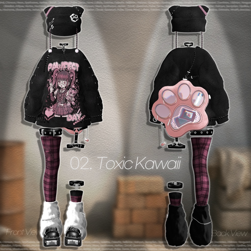 【SALE】 🐾 Pawfect✦Day 🖤「16アバター対応」