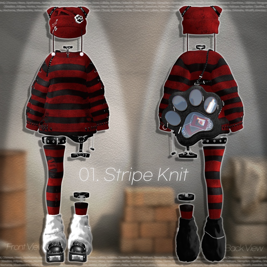 【SALE】 🐾 Pawfect✦Day 🖤「16アバター対応」