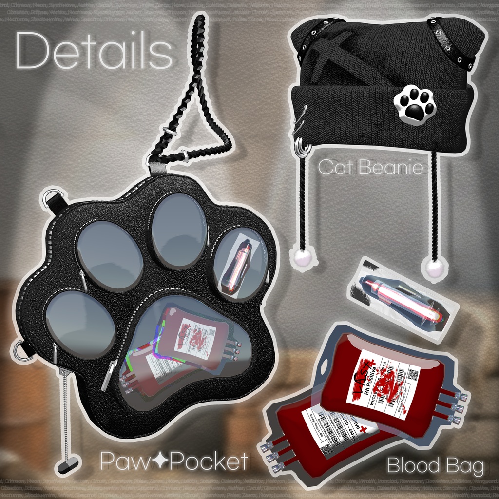 【SALE】 🐾 Pawfect✦Day 🖤「16アバター対応」