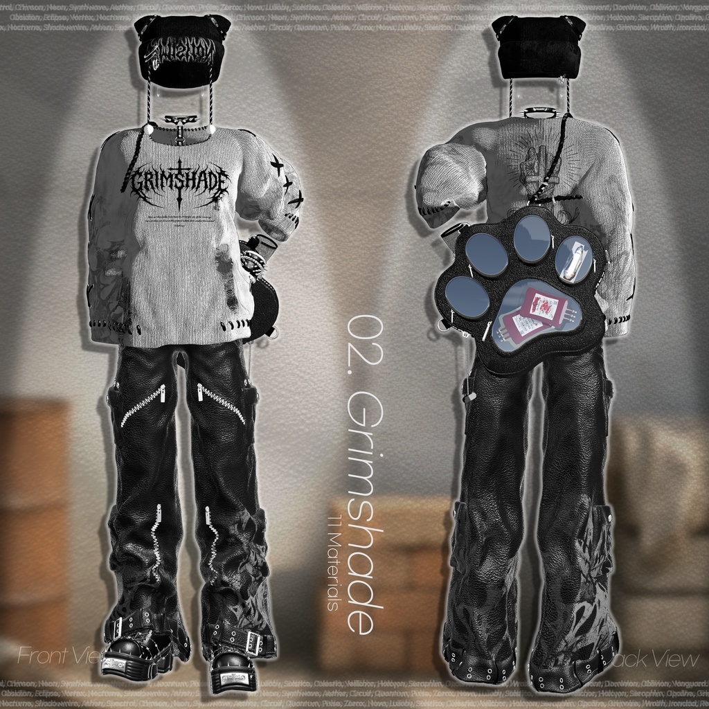 【SALE】 🐾 Pawfect✦Day 🖤 Shade 「8アバター対応」