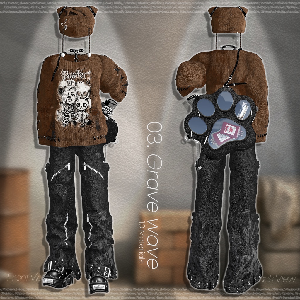 【SALE】 🐾 Pawfect✦Day 🖤 Shade 「8アバター対応」