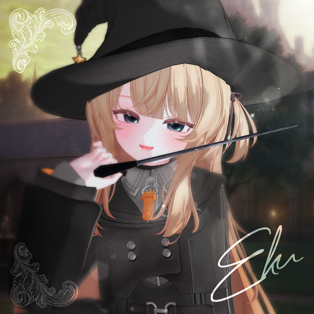 【SALE】🖤「エク専用」🖤 Eku Textures FullPack (2 Eyes, MakeUp, Body, Tongue, Materials, Witch Hat)