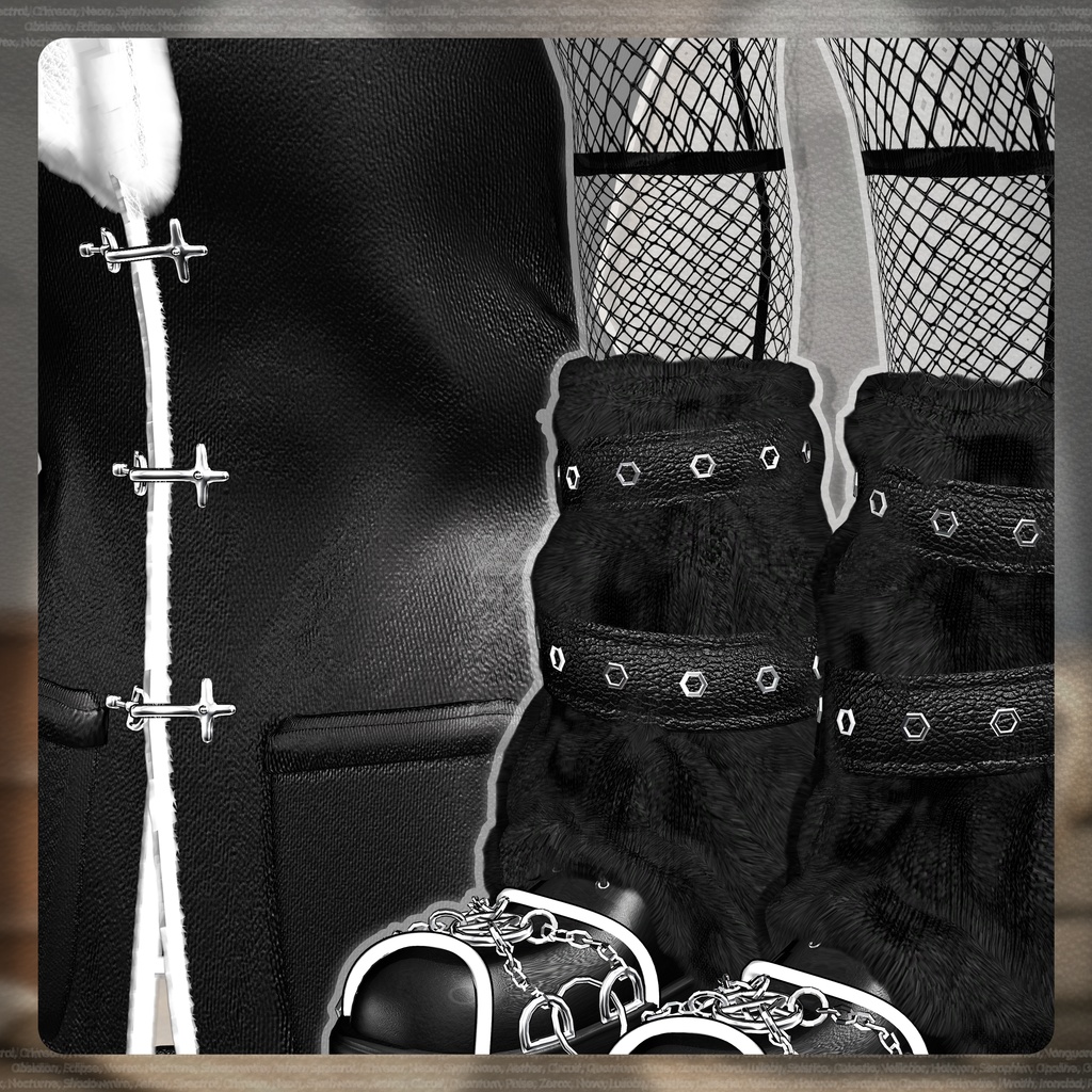 【SALE】🖤 Candy Puff Rabbit 🤍「15アバター対応」