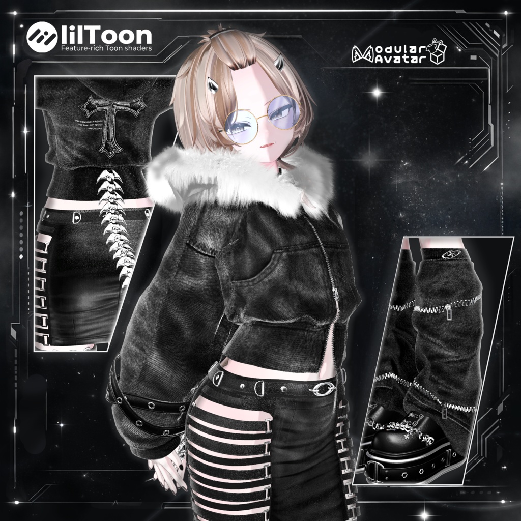 【SALE】 ✚Br0k3n_🖤He4rt//† 「19アバター対応」