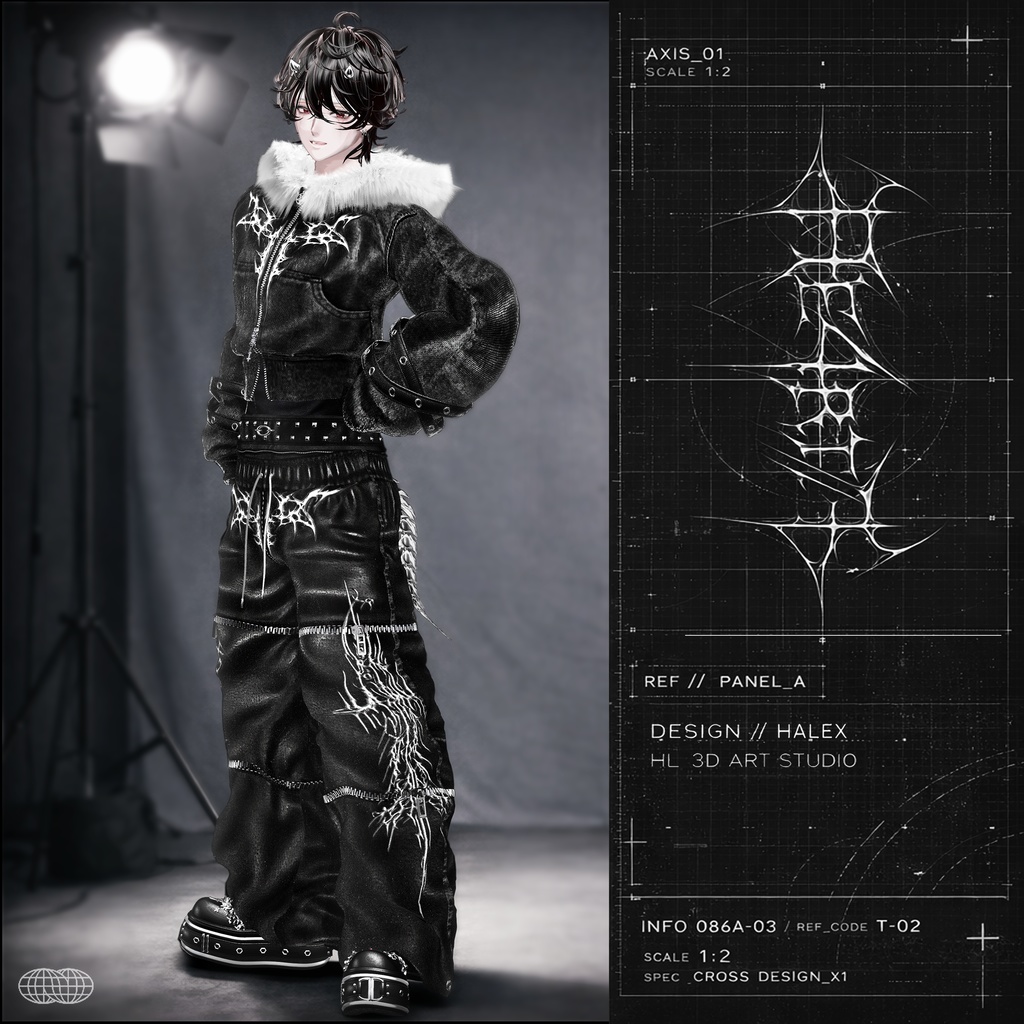 【SALE】 ✚Br0k3n_🖤He4rt//† Noir「10アバター対応」