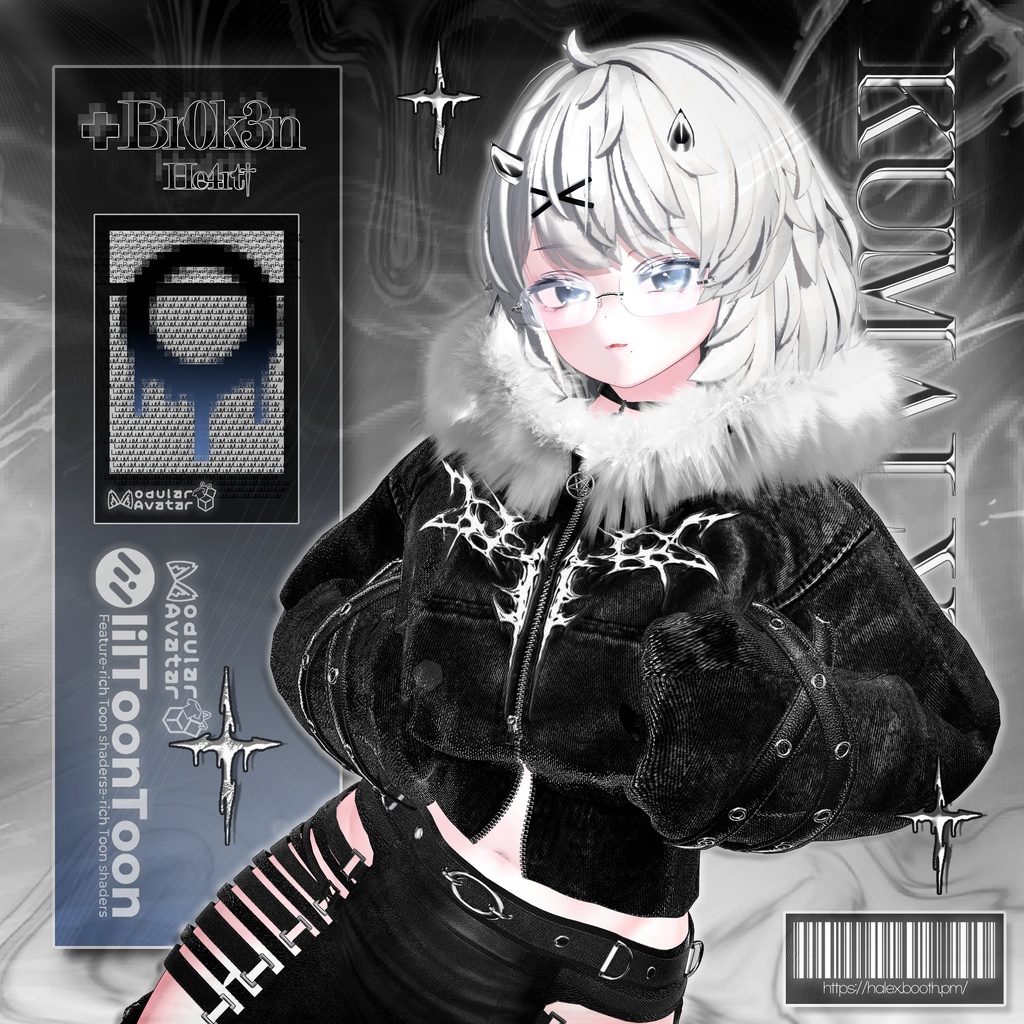 【SALE】 🤍「クマリ専用」🤍 Kumaly Textures FullPack (2 Eyes, MakeUp, Body, Nail, Glass, Tongue)