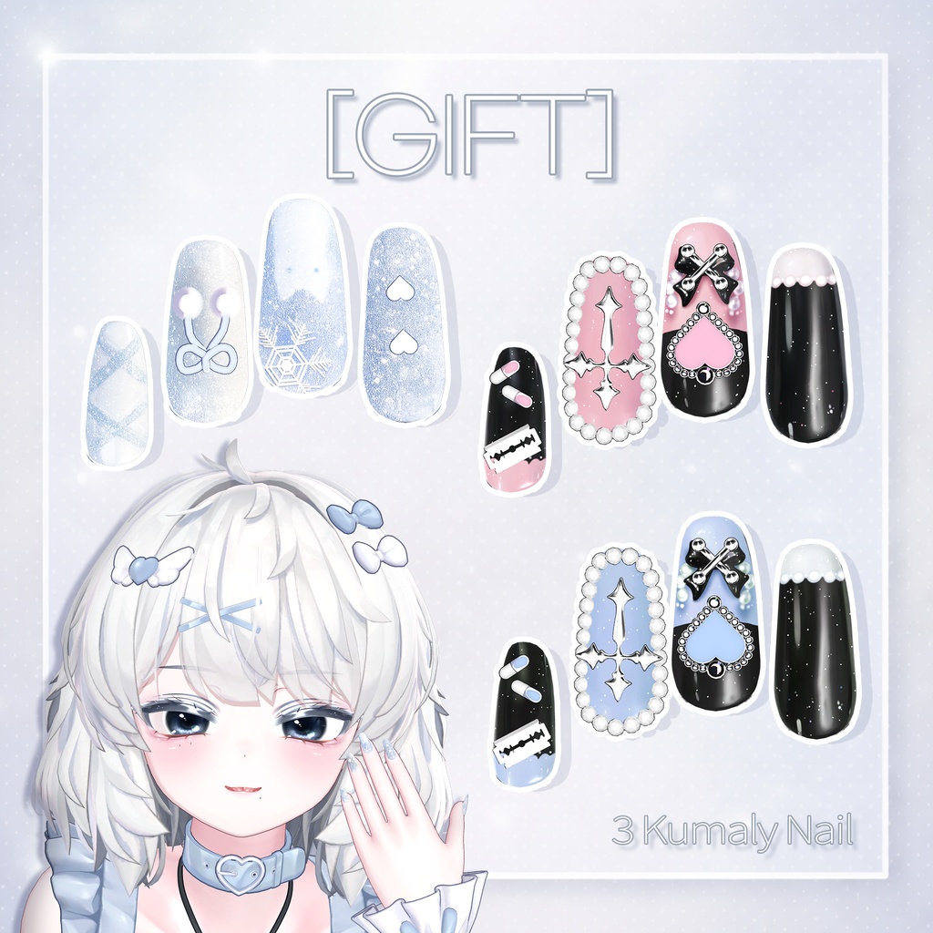 【SALE】 🤍「クマリ専用」🤍 Kumaly Textures FullPack (2 Eyes, MakeUp, Body, Nail, Glass, Tongue)