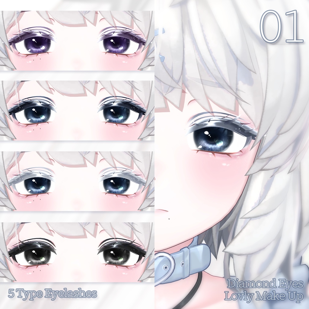 【SALE】 🤍「クマリ専用」🤍 Kumaly Textures FullPack (2 Eyes, MakeUp, Body, Nail, Glass, Tongue)
